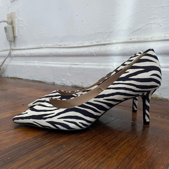 H&M Zebra Print Heels Size 8.5 - Picture 9 of 10